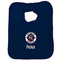 Infant Navy New England Revolution Personalized Bib