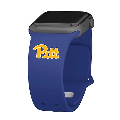 Pitt Panthers 42/44/45mm Apple Watch Team Color Silicone Sport Band