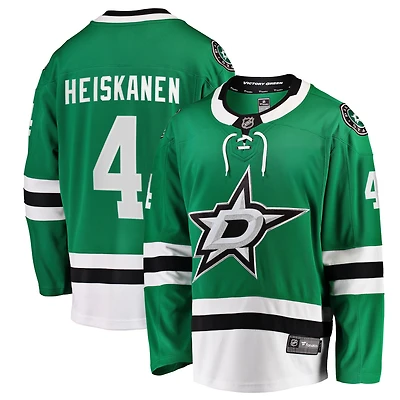 Men's Fanatics Miro Heiskanen Kelly Green Dallas Stars Team Color Breakaway Player Jersey