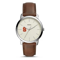 Men's Fossil Syracuse Orange The Minimalist Leather Watch