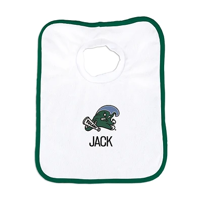 Newborn & Infant Tulane Green Wave Personalized Bib