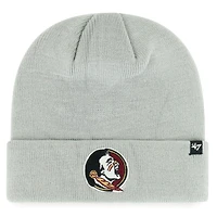 Men's '47 Gray Florida State Seminoles Core Cuffed Knit Hat