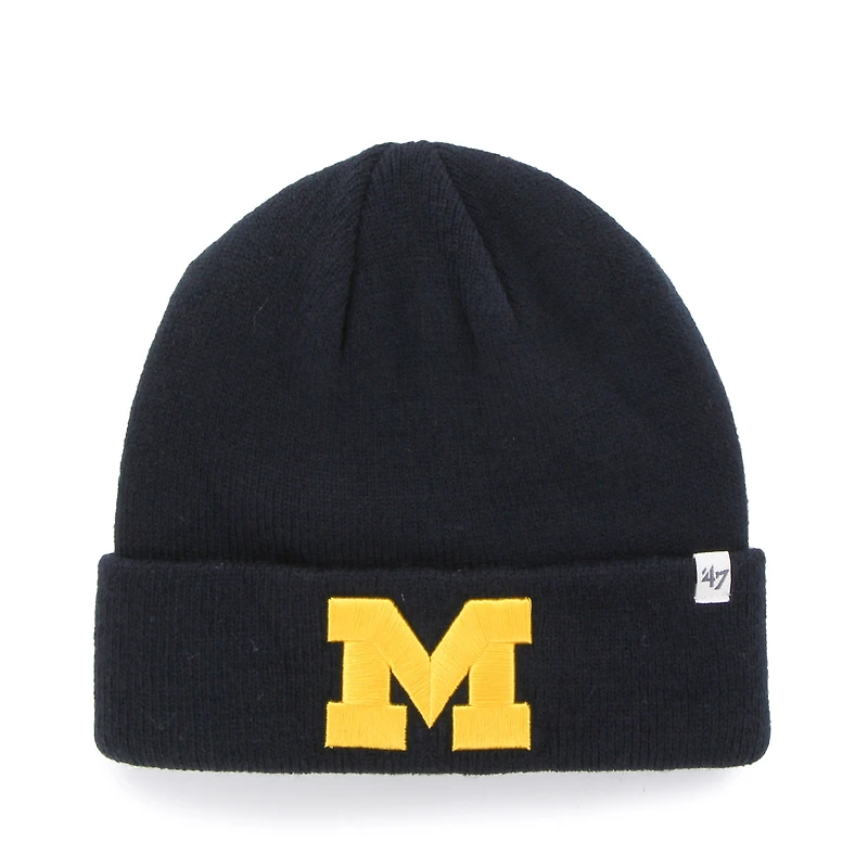 Men's '47 Navy Michigan Wolverines Core Cuffed Knit Hat