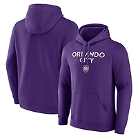 Men's Purple Orlando City SC Shielded Logo Pullover Hoodie