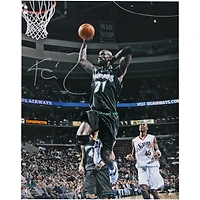 Kevin Garnett Minnesota Timberwolves Autographed 16" x 20" Hand Behind Head Dunking Photograph
