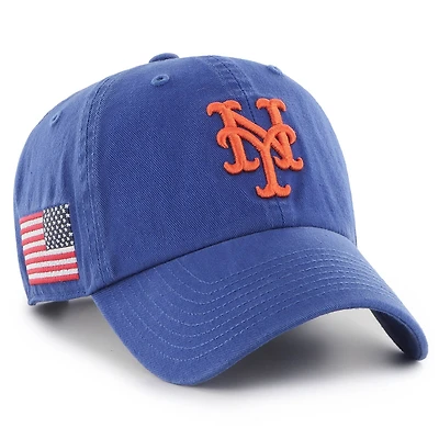 Men's '47 Royal New York Mets Heritage Clean Up Adjustable Hat