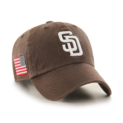 Men's '47 Brown San Diego Padres Heritage Clean Up Adjustable Hat