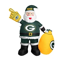 Green Bay Packers 7' Inflatable Santa