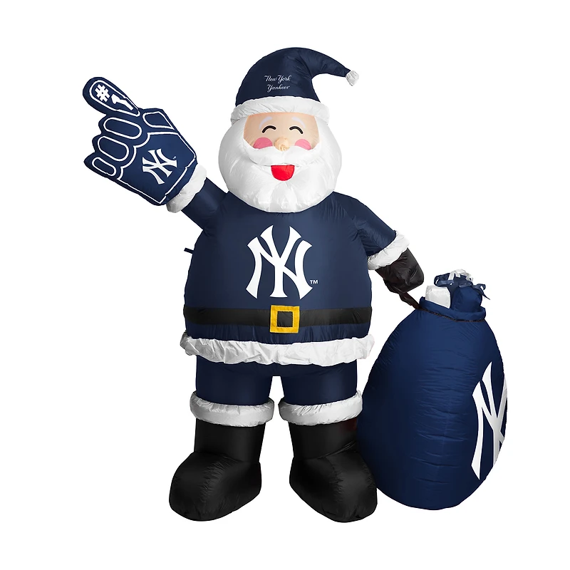 New York Yankees 7' Inflatable Santa