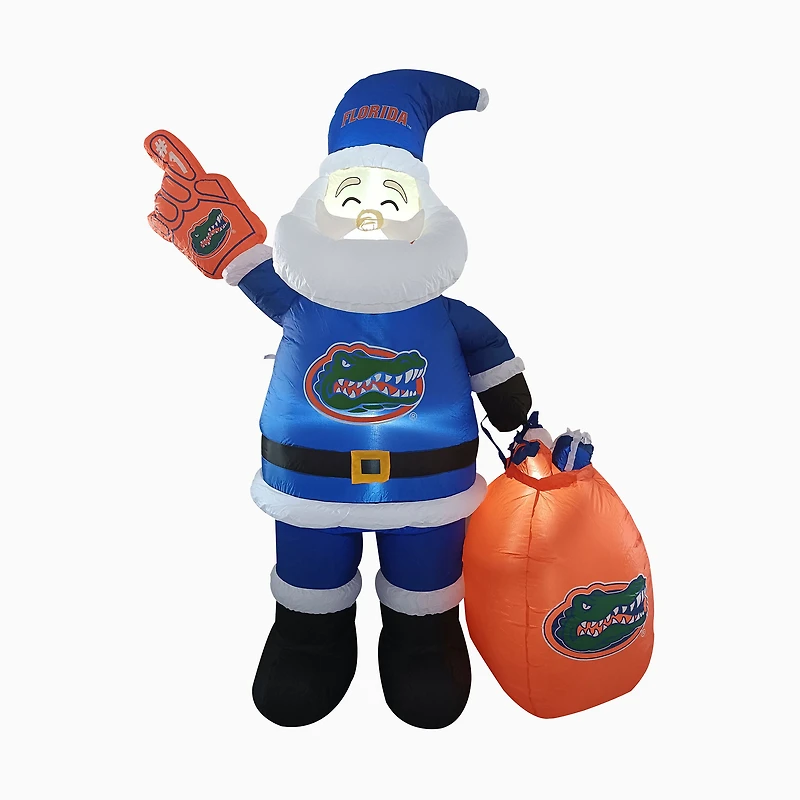 Florida Gators 7' Inflatable Santa