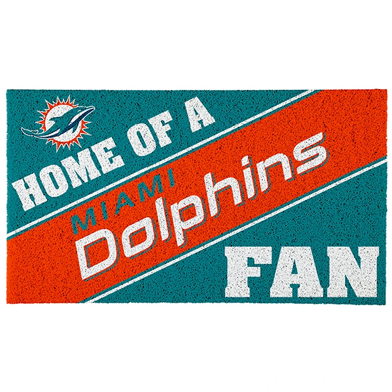 Miami Dolphins 18" x 30" Team Turf Mat