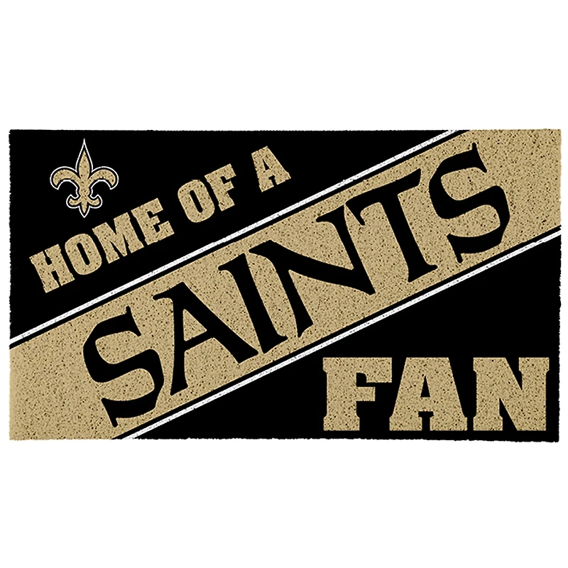 New Orleans Saints 18" x 30" Team Turf Mat