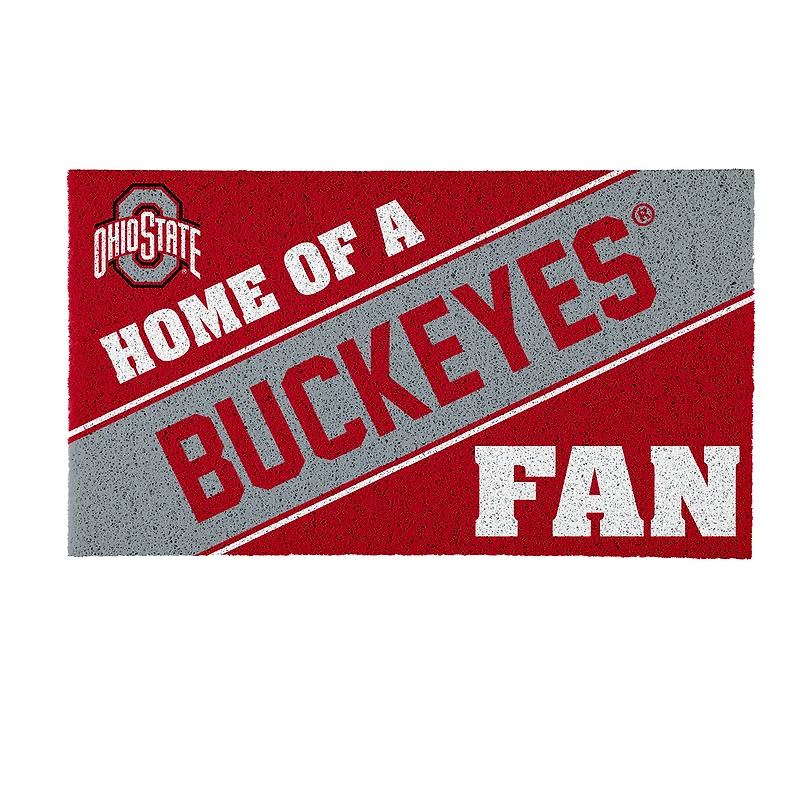 Ohio State Buckeyes 18" x 30" Team Turf Mat