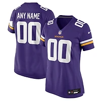 Women's Nike Purple Minnesota Vikings Custom Game Jersey