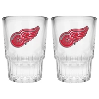 Detroit Red Wings 2-Piece Prism Shot Glass Set