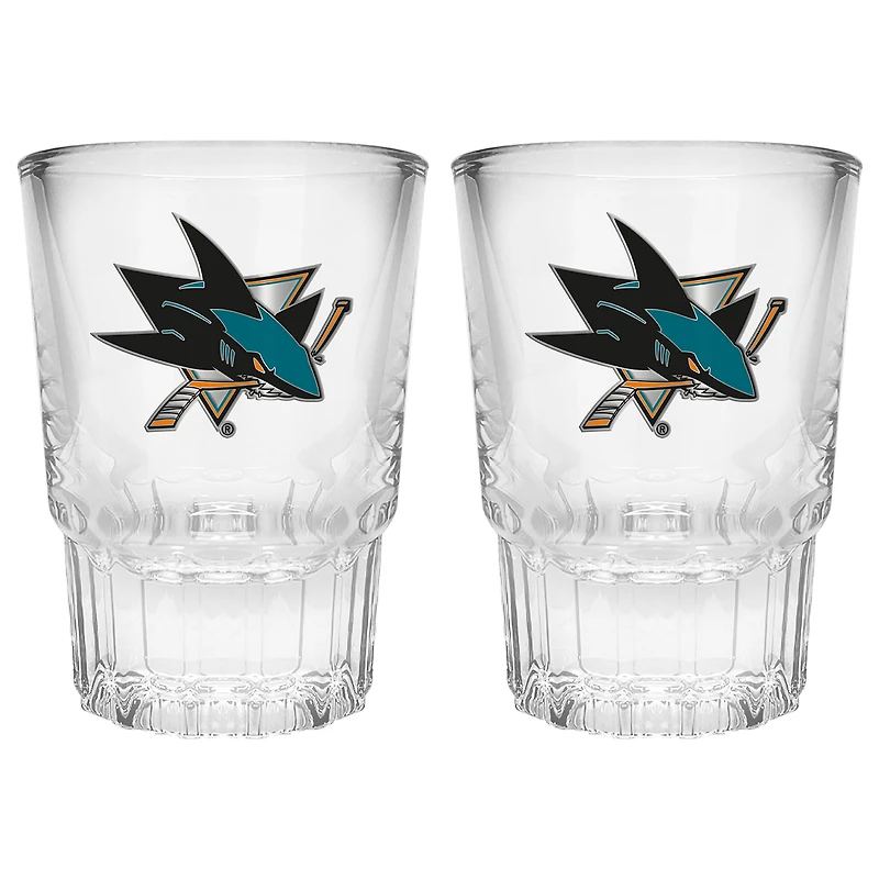 San Jose Sharks 2-Piece Prism Shot Glass Set