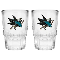 San Jose Sharks 2-Piece Prism Shot Glass Set
