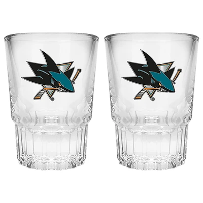 San Jose Sharks 2-Piece Prism Shot Glass Set
