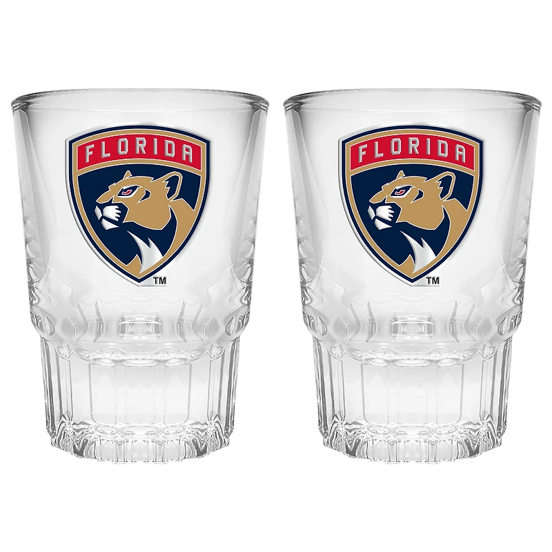 Florida Panthers 2-Piece Prism Shot Glass Set