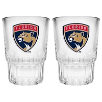 Florida Panthers 2-Piece Prism Shot Glass Set