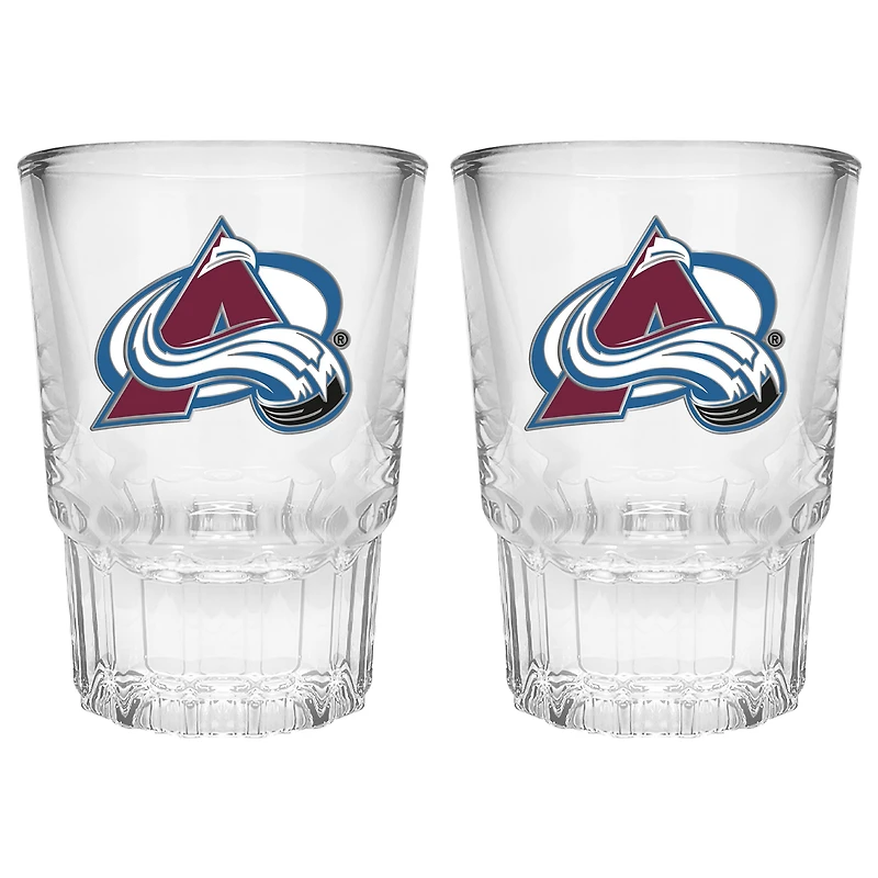 Colorado Avalanche 2-Piece Prism Shot Glass Set