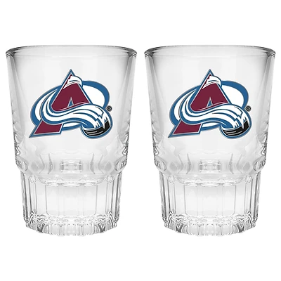 Colorado Avalanche 2-Piece Prism Shot Glass Set