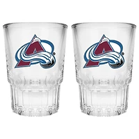 Colorado Avalanche 2-Piece Prism Shot Glass Set