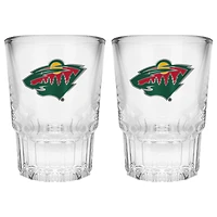 Minnesota Wild 2-Piece Prism Shot Glass Set