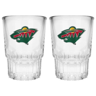 Minnesota Wild 2-Piece Prism Shot Glass Set