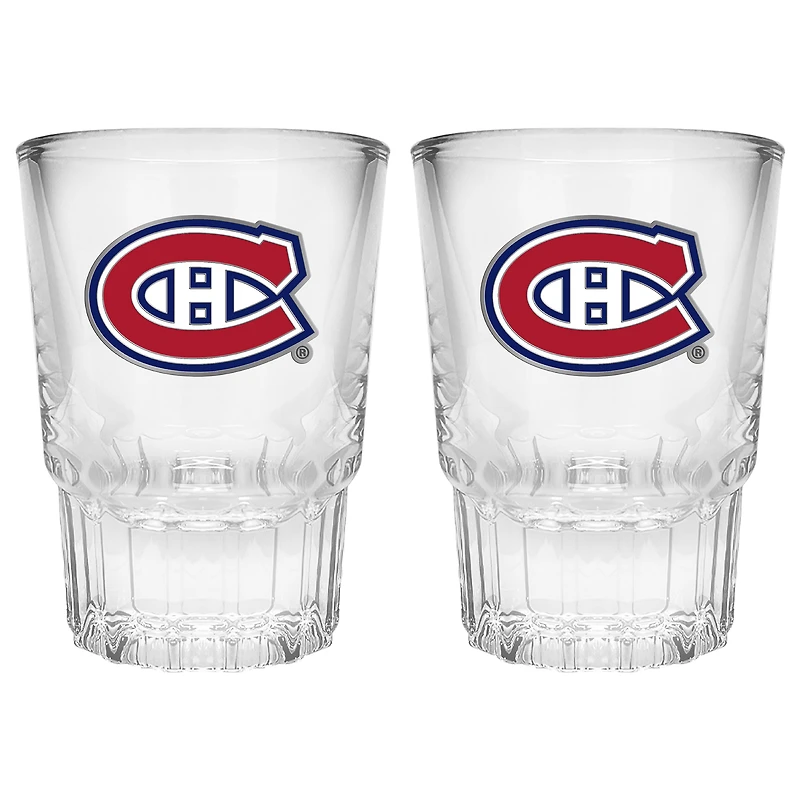Montreal Canadiens 2-Piece Prism Shot Glass Set