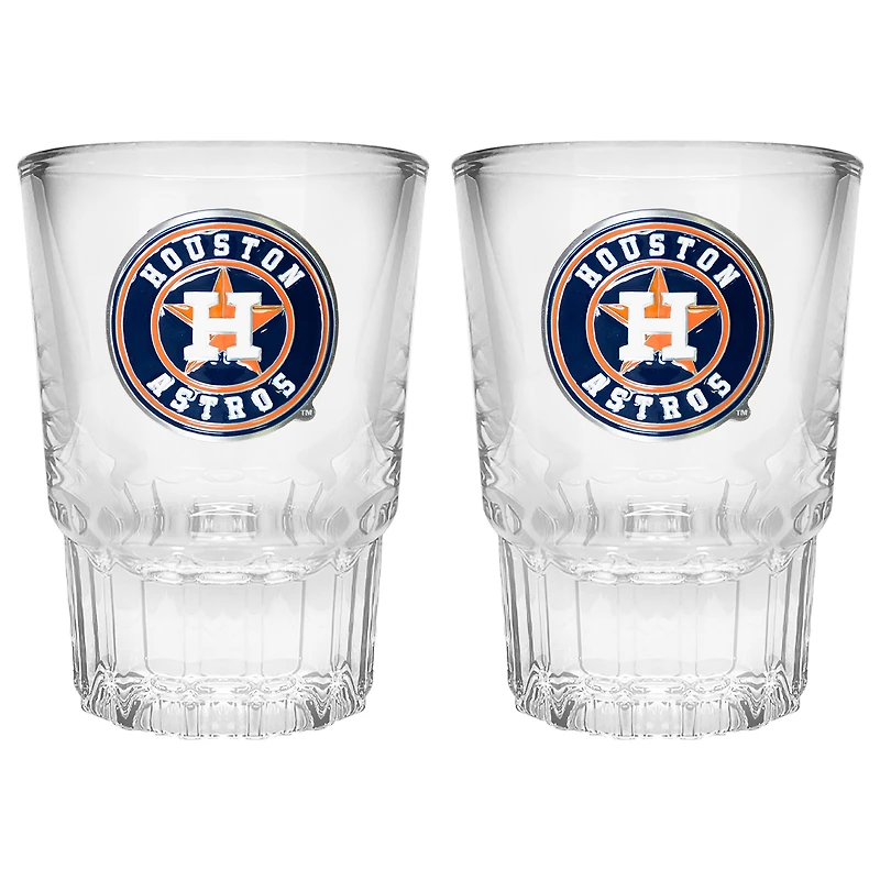 Houston Astros 2-Piece Prism Shot Glass Set