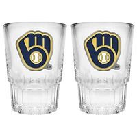 Milwaukee Brewers 2-Piece Prism Shot Glass Set