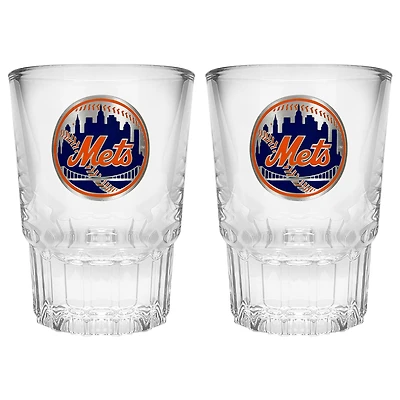 New York Mets 2-Piece Prism Shot Glass Set