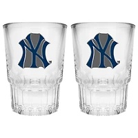 New York Yankees 2-Piece Prism Shot Glass Set