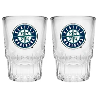 Seattle Mariners 2-Piece Prism Shot Glass Set