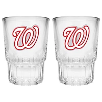 Washington Nationals 2-Piece Prism Shot Glass Set
