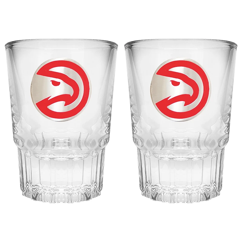 Atlanta Hawks 2-Piece Prism Shot Glass Set