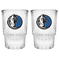 Dallas Mavericks 2-Piece Prism Shot Glass Set