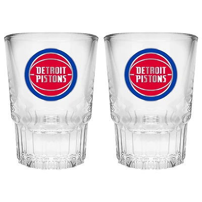 Detroit Pistons 2-Piece Prism Shot Glass Set