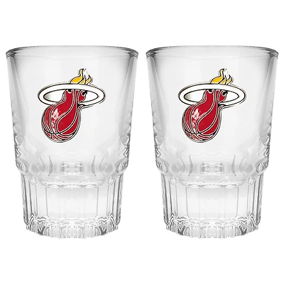 Miami Heat 2-Piece Prism Shot Glass Set