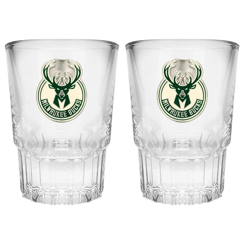 Milwaukee Bucks 2-Piece Prism Shot Glass Set