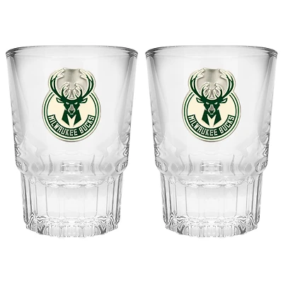 Milwaukee Bucks 2-Piece Prism Shot Glass Set