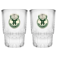 Milwaukee Bucks 2-Piece Prism Shot Glass Set