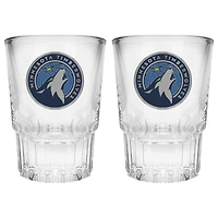 Minnesota Timberwolves 2-Piece Prism Shot Glass Set