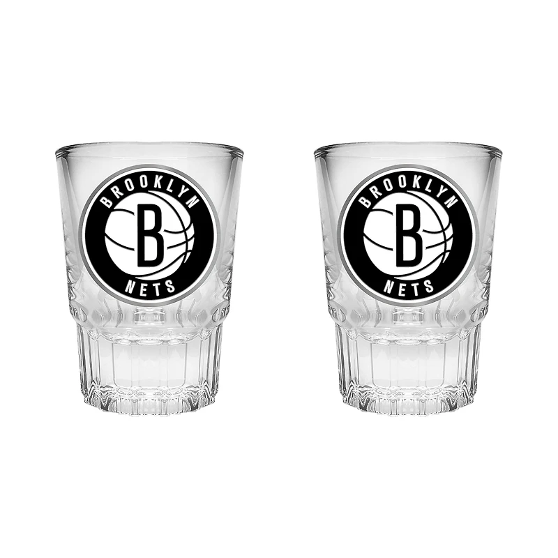 Brooklyn Nets 2-Piece Prism Shot Glass Set