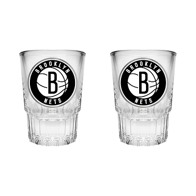 Brooklyn Nets 2-Piece Prism Shot Glass Set
