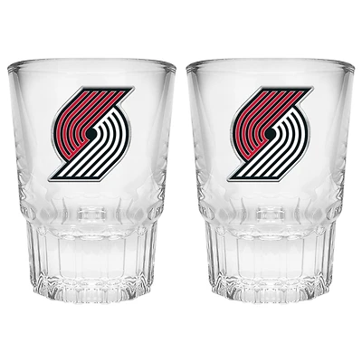 Portland Trail Blazers 2-Piece Prism Shot Glass Set