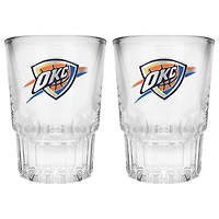 Oklahoma City Thunder 2-Piece Prism Shot Glass Set