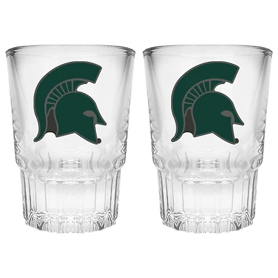 Michigan State Spartans 2-Piece Prism Shot Glass Set