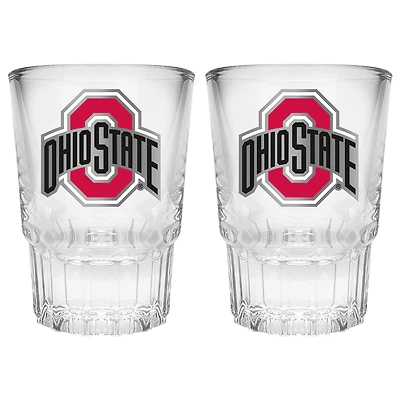 Ohio State Buckeyes 2-Piece Prism Shot Glass Set